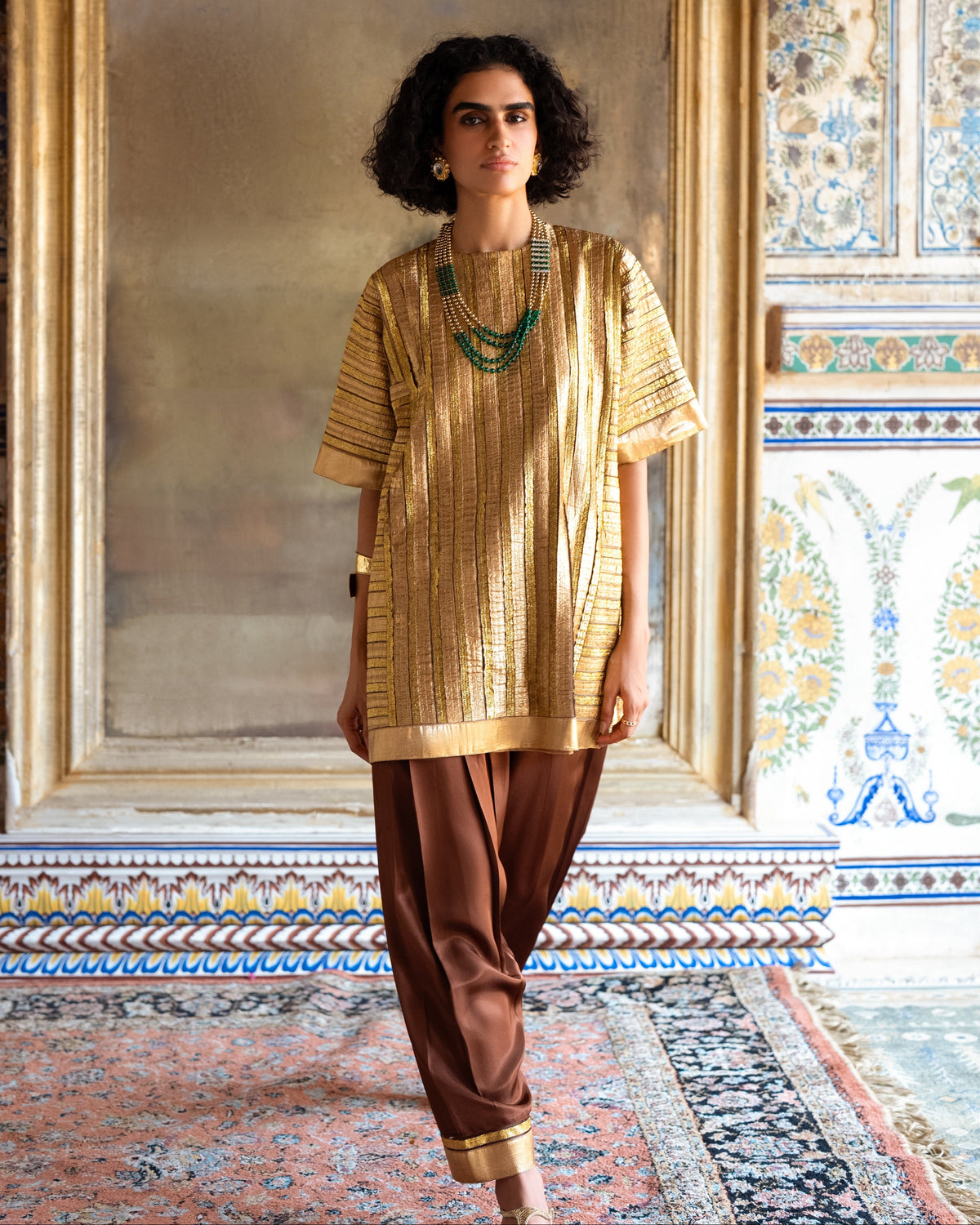 Bronze Gota Pant Set