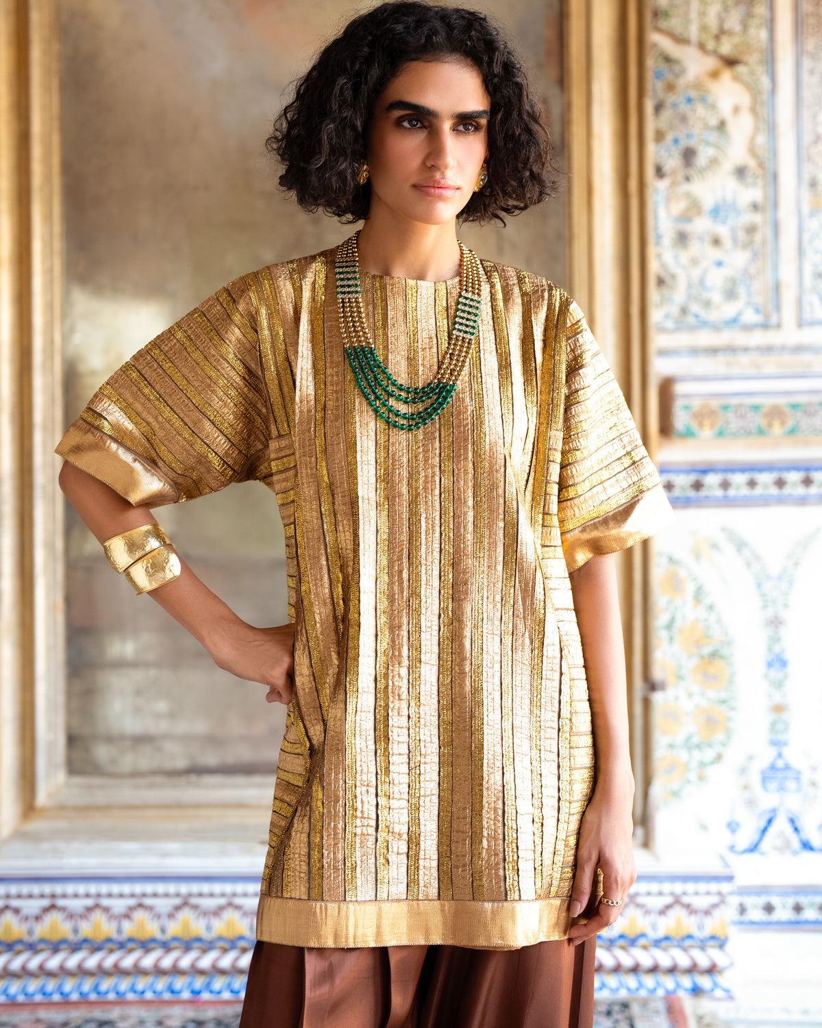 Bronze Gota Pant Set