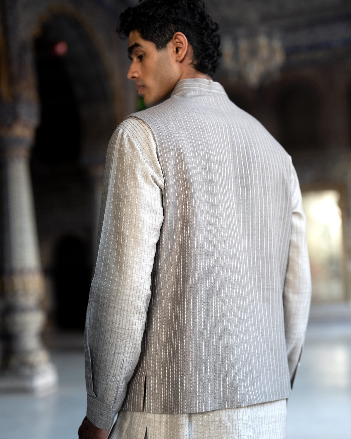 Embroidered Bandi Shirt Pant Set