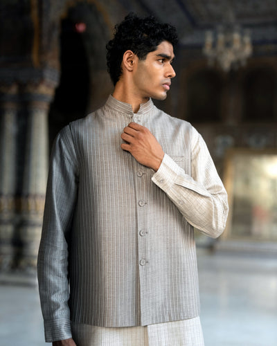 Embroidered Bandi Shirt Pant Set
