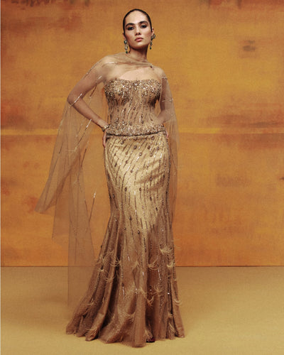 Auric Flame Corset & Skirt Set