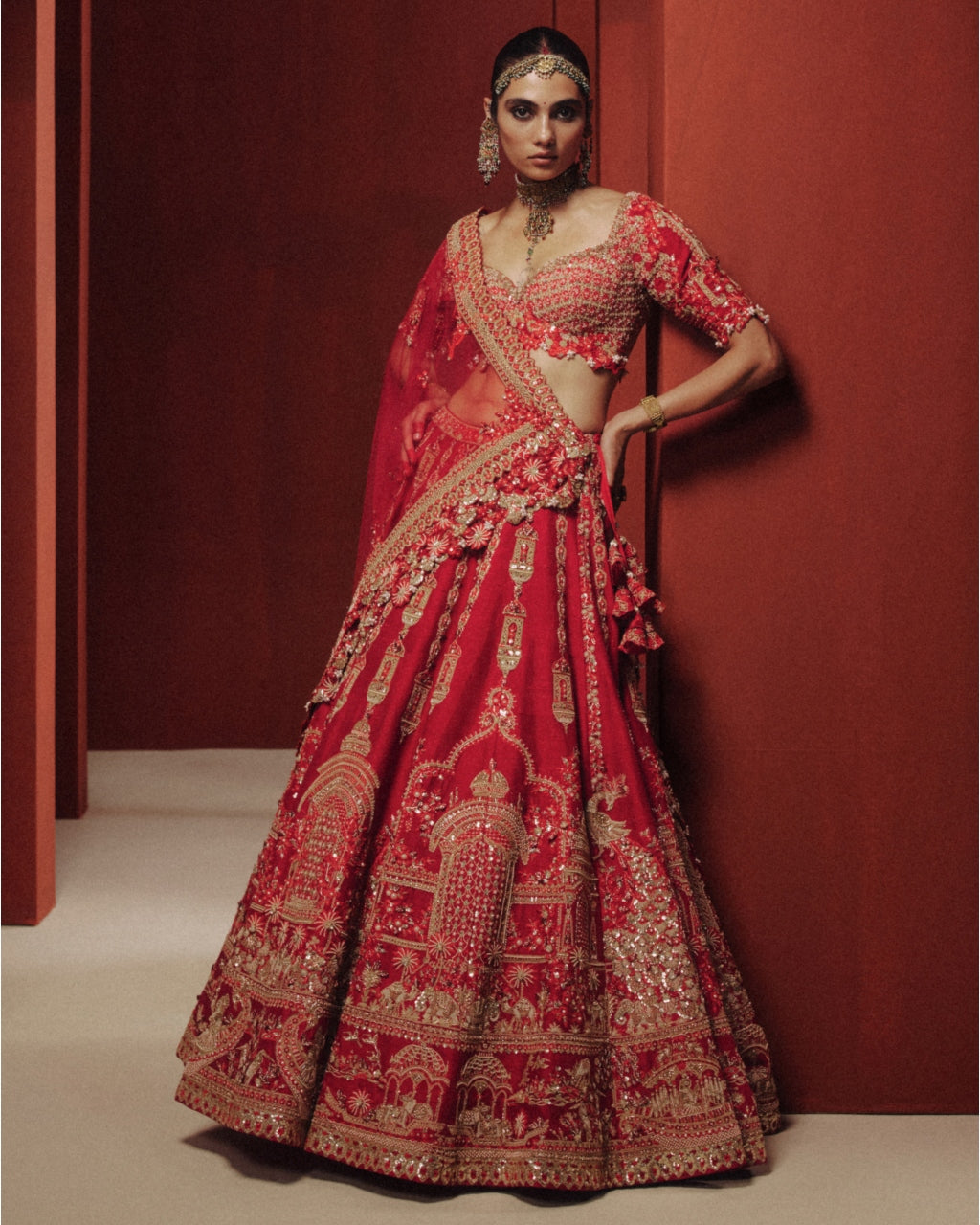 Ember Bloom Bridal Lehenga Set