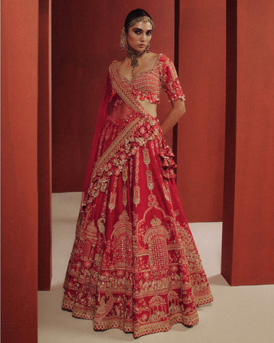 Ember Bloom Bridal Lehenga Set