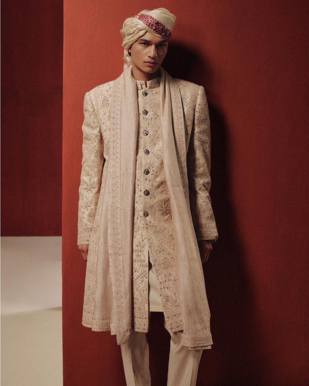 The Rosé Eclipse Sherwani Set