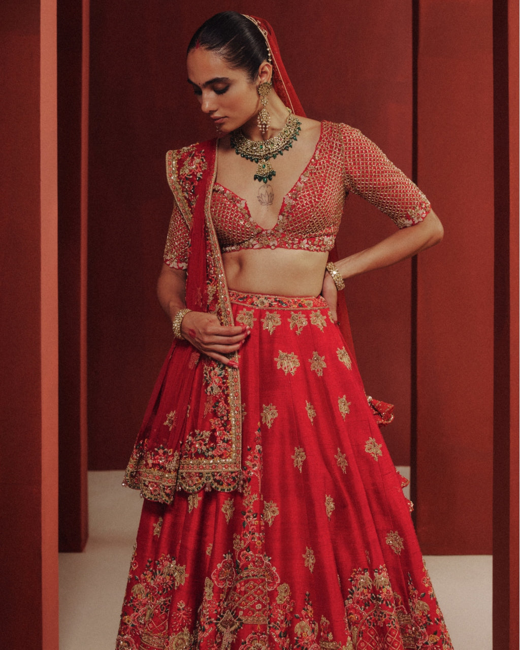 Aloura Bridal Lehenga Set