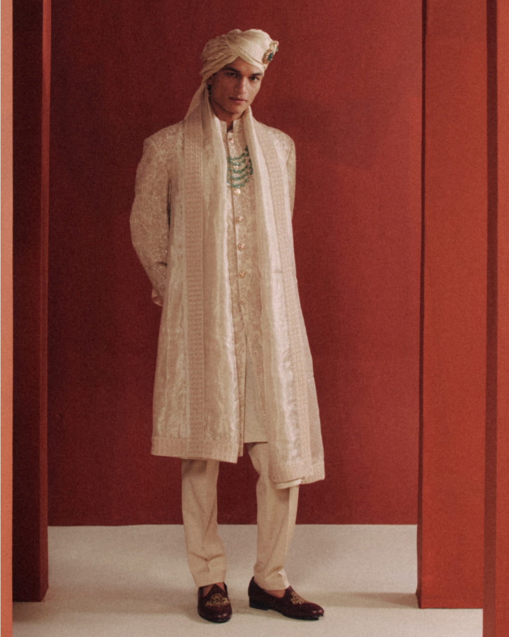 The Ivory Saga Sherwani Set