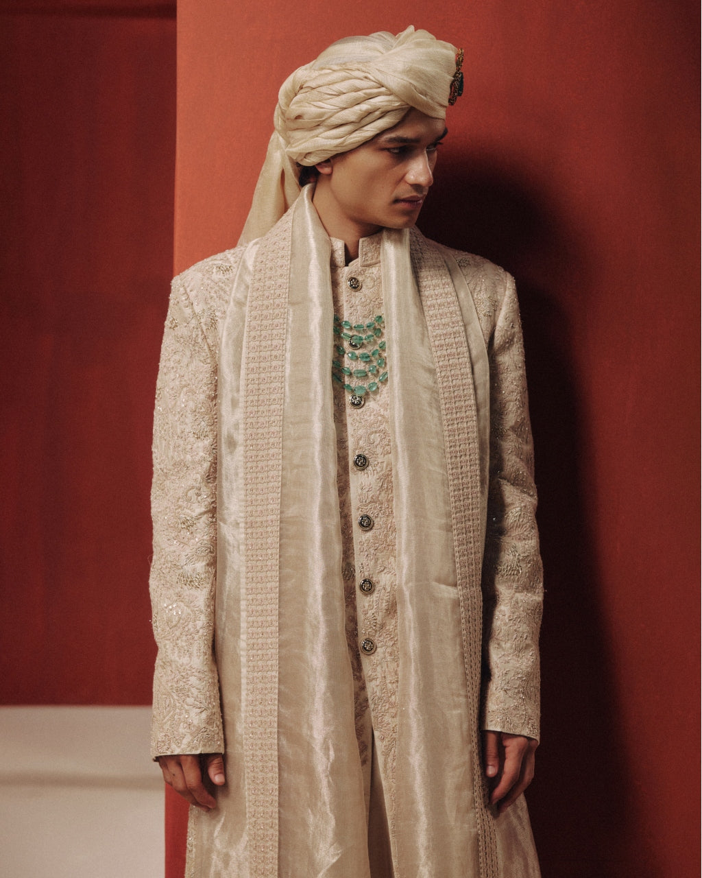 The Ivory Saga Sherwani Set