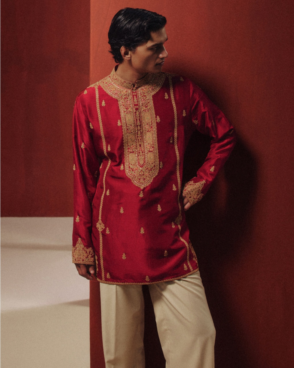 The Abeer Kashidakari Kurta Set