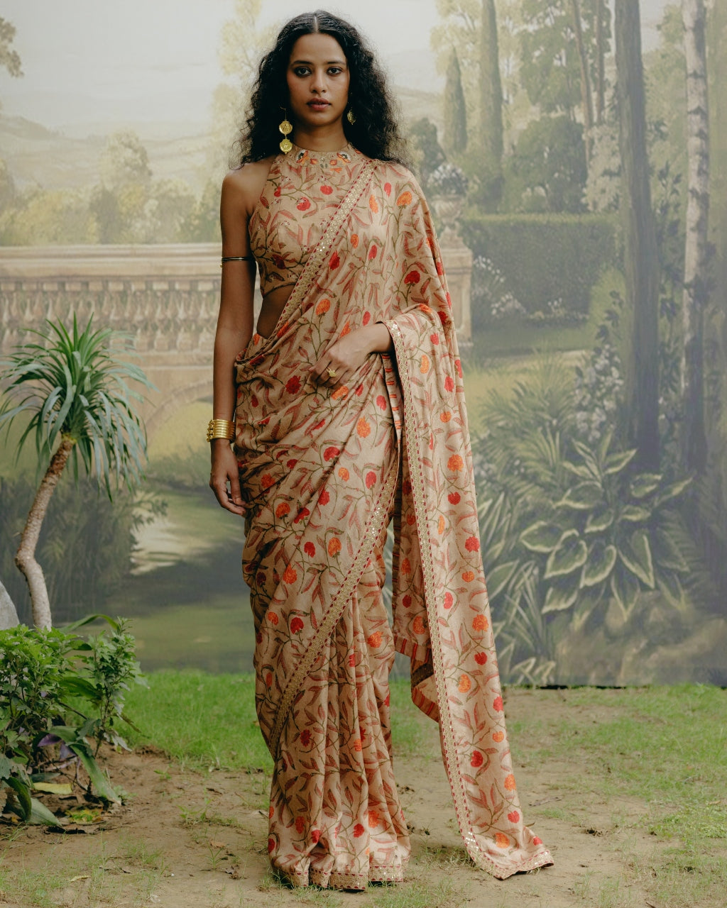 Biscuit Brown Sari