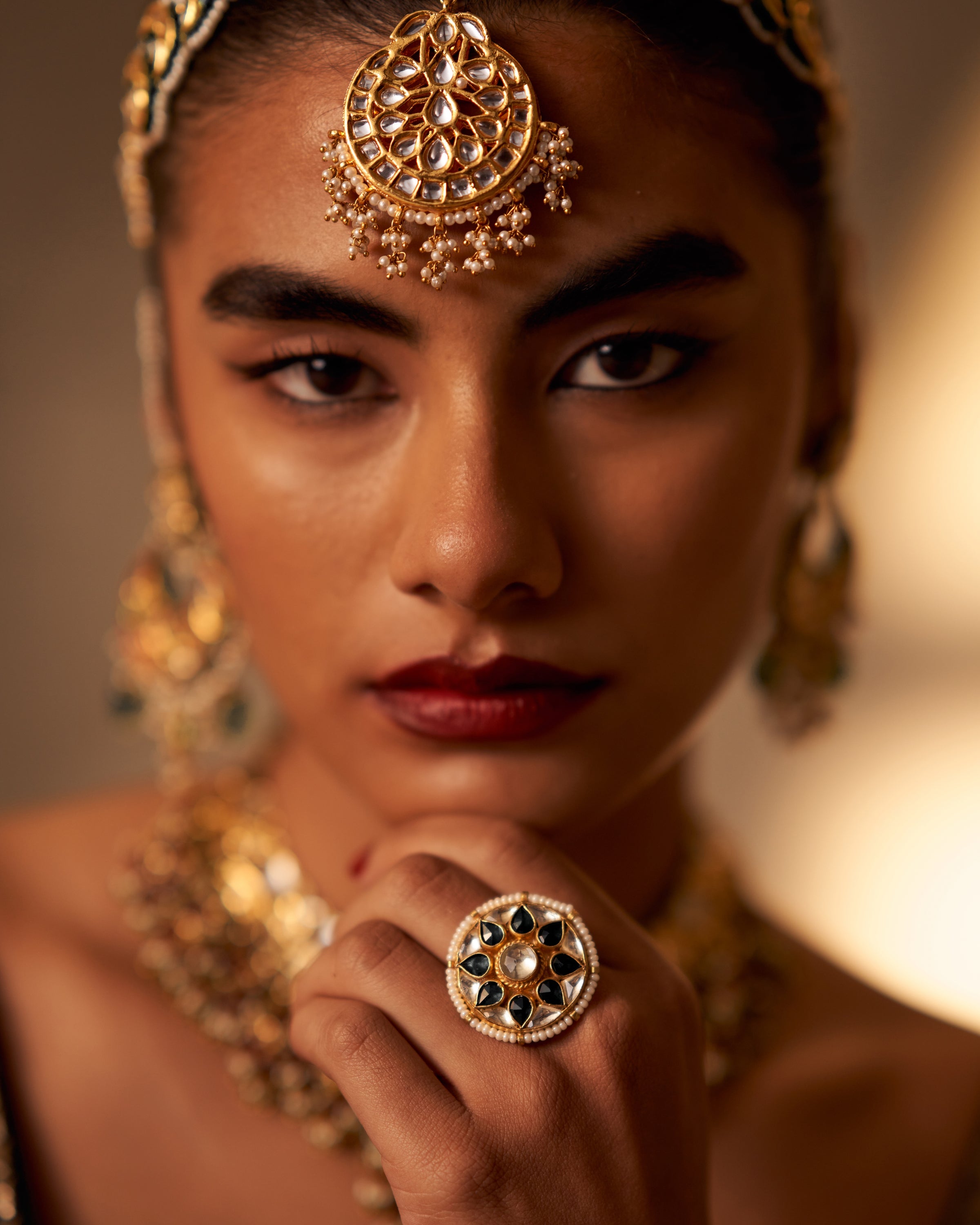 Green Raw Silk Double Dupatta Lehenga Set