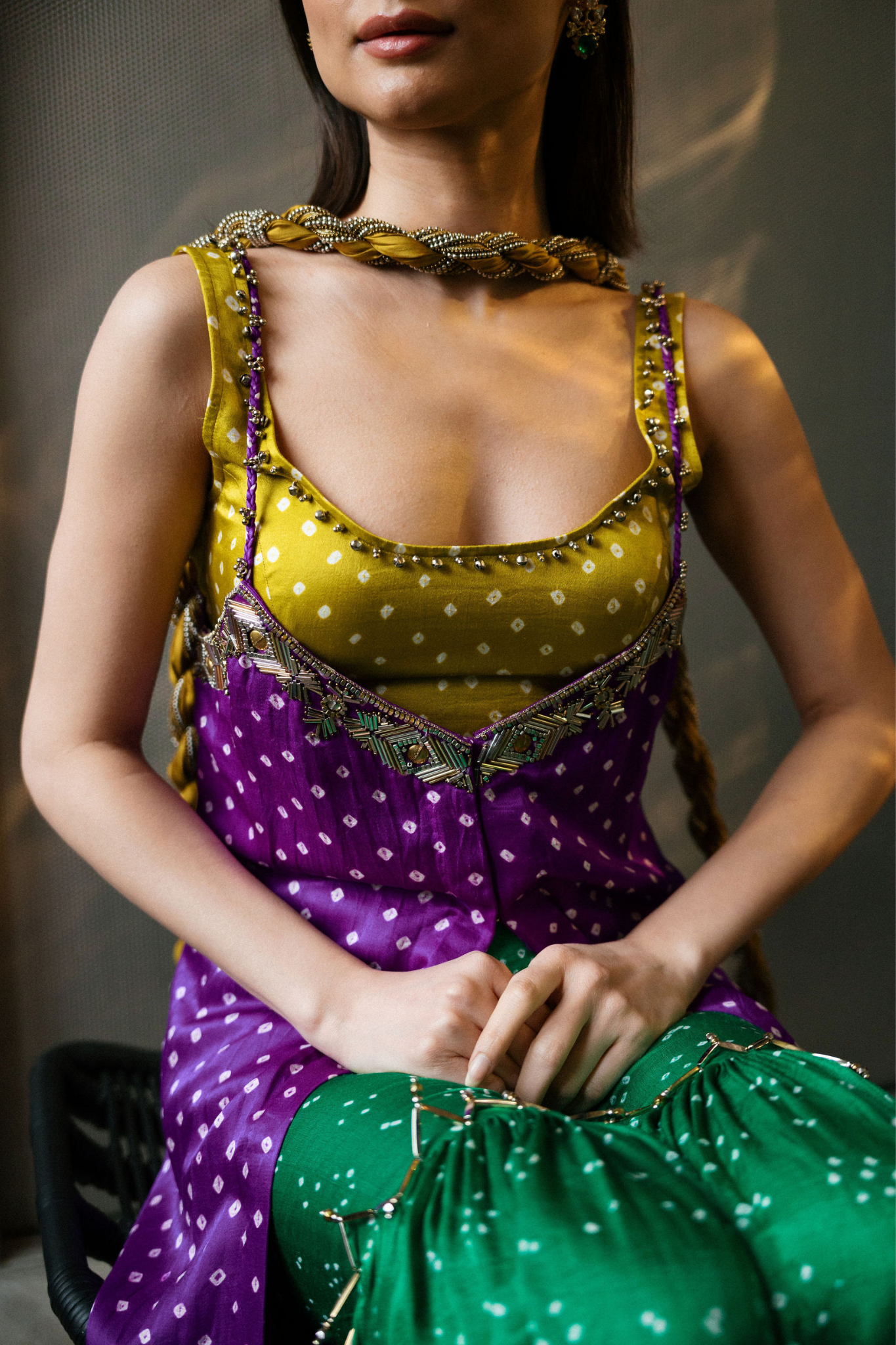 Saba Gharara Jacket Set