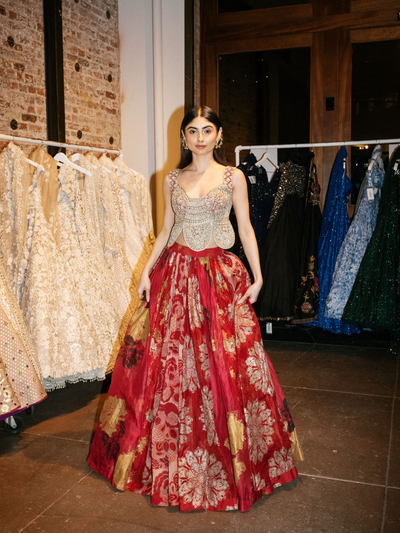 Afra Lehenga Set
