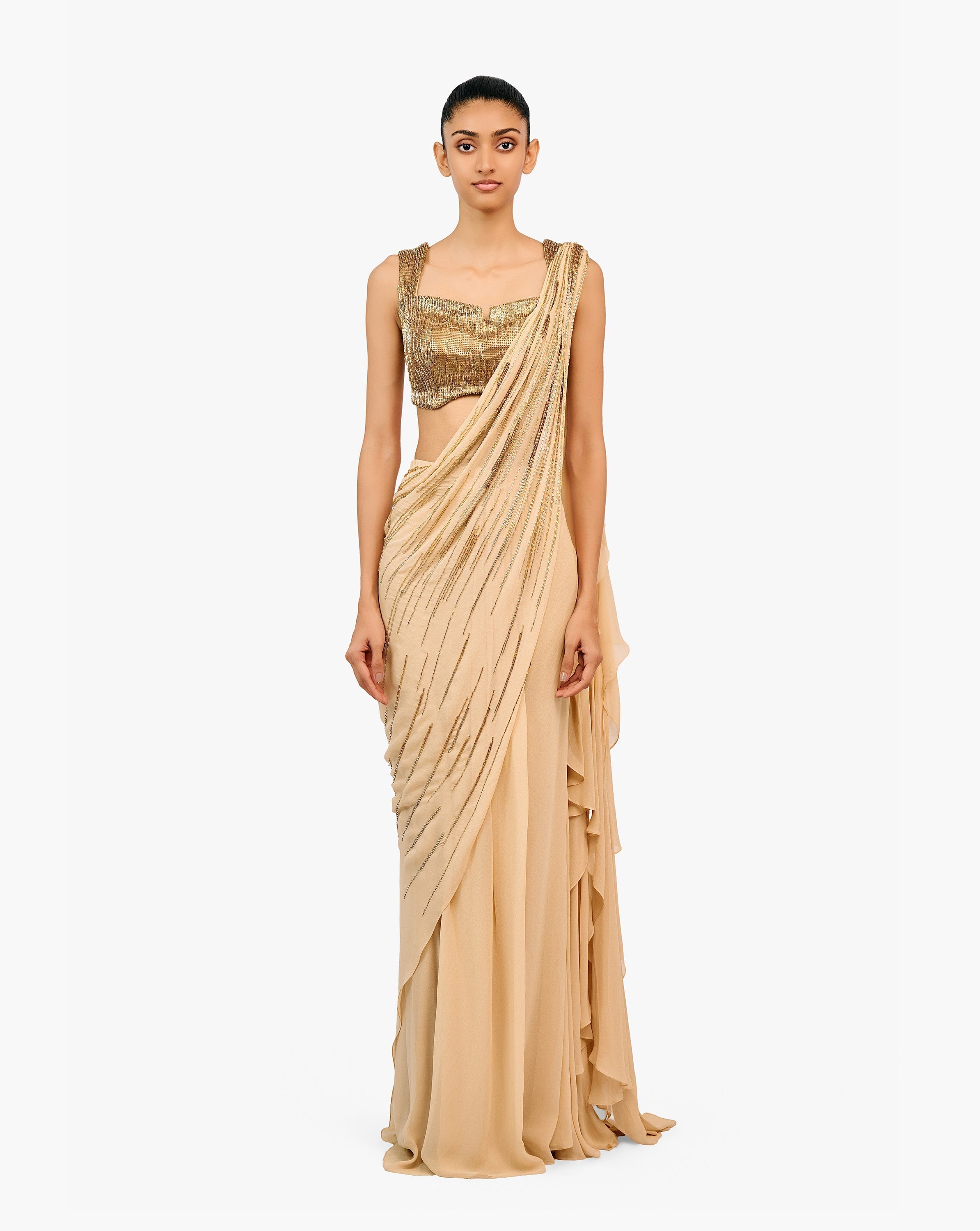 The Radian Sari Gown