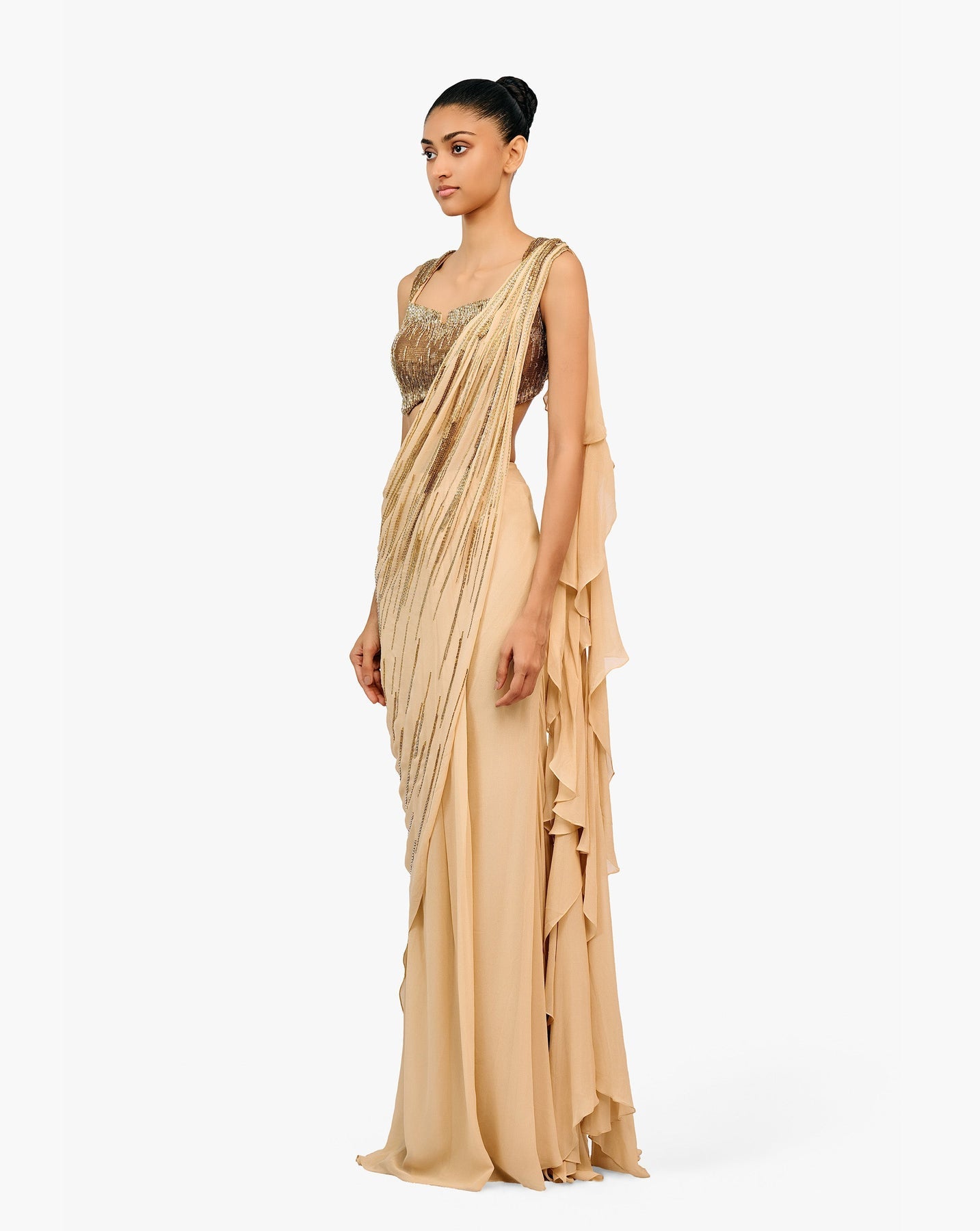 The Radian Sari Gown