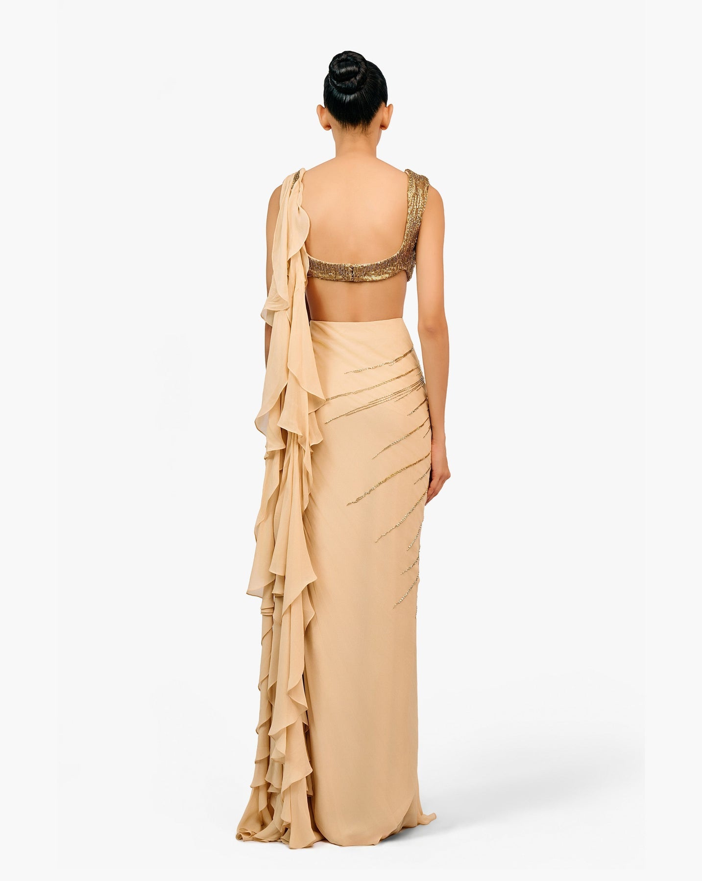 The Radian Sari Gown