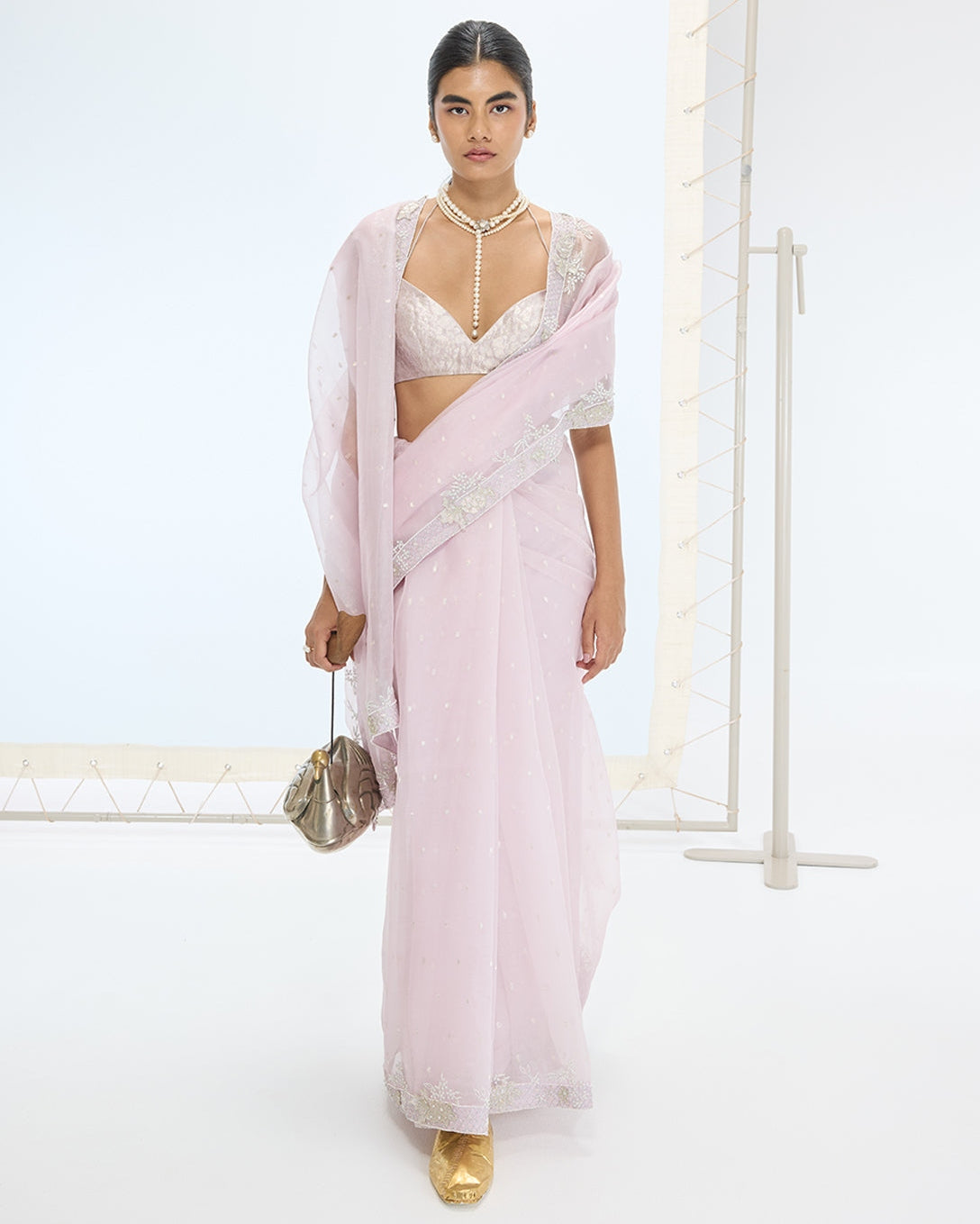 The Eve Sari In Mauve
