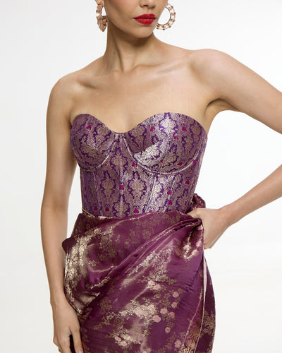 Handwoven Cocoa Brown Sari