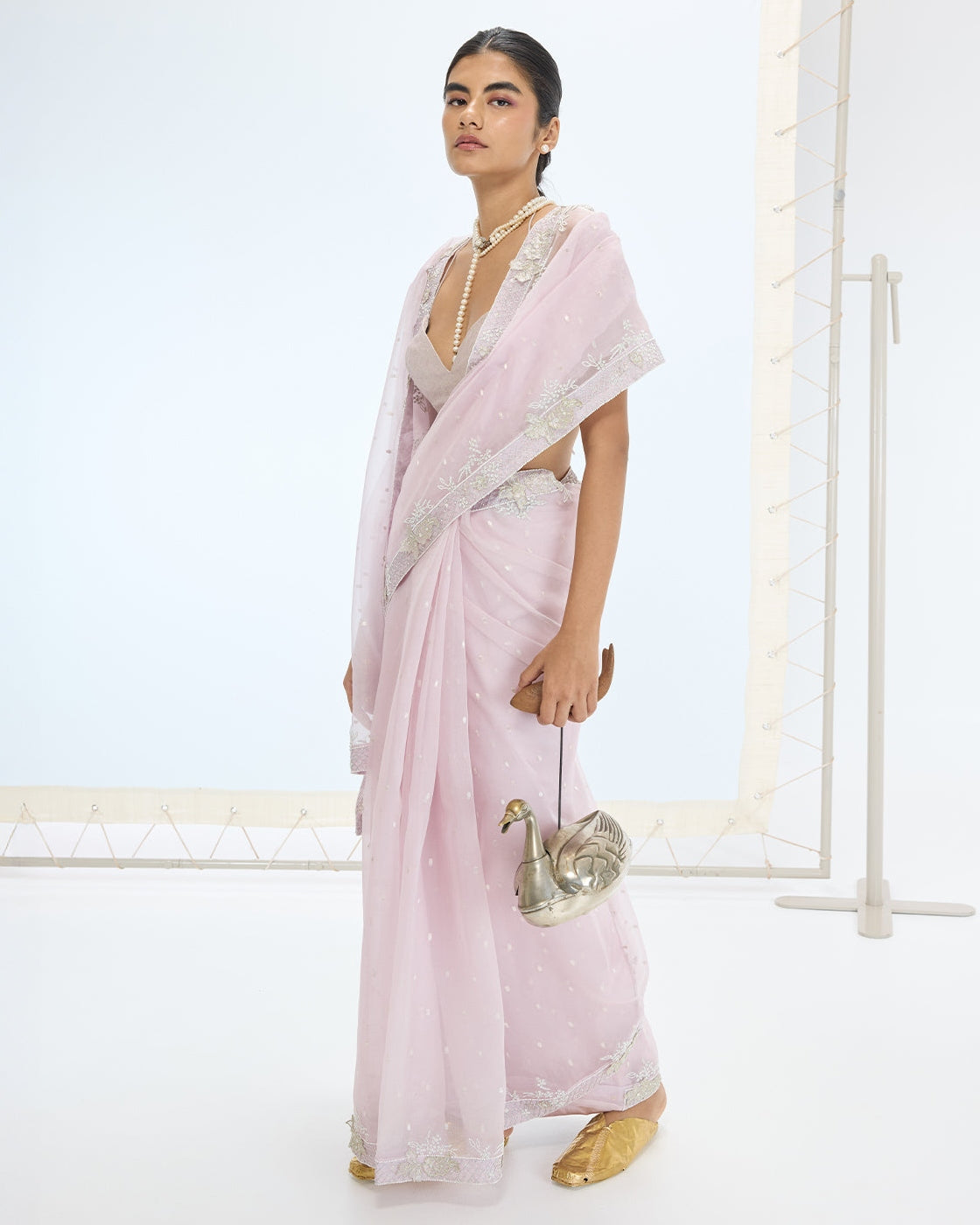 The Eve Sari In Mauve
