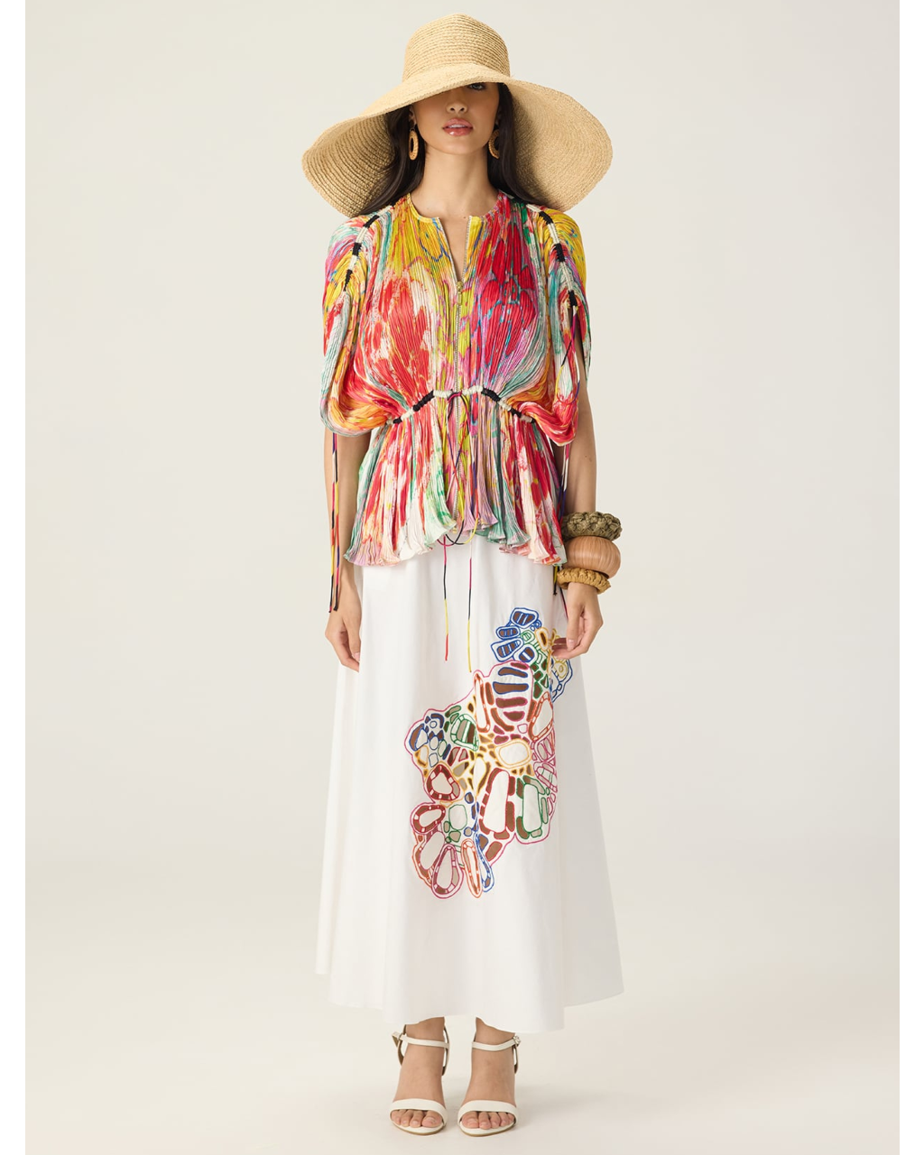 Monica Blouse with Scottie skirt