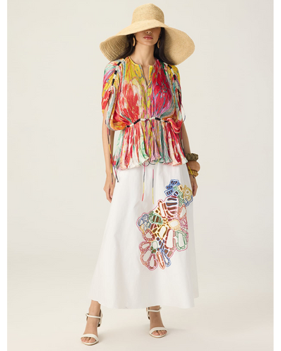 Monica Blouse with Scottie skirt