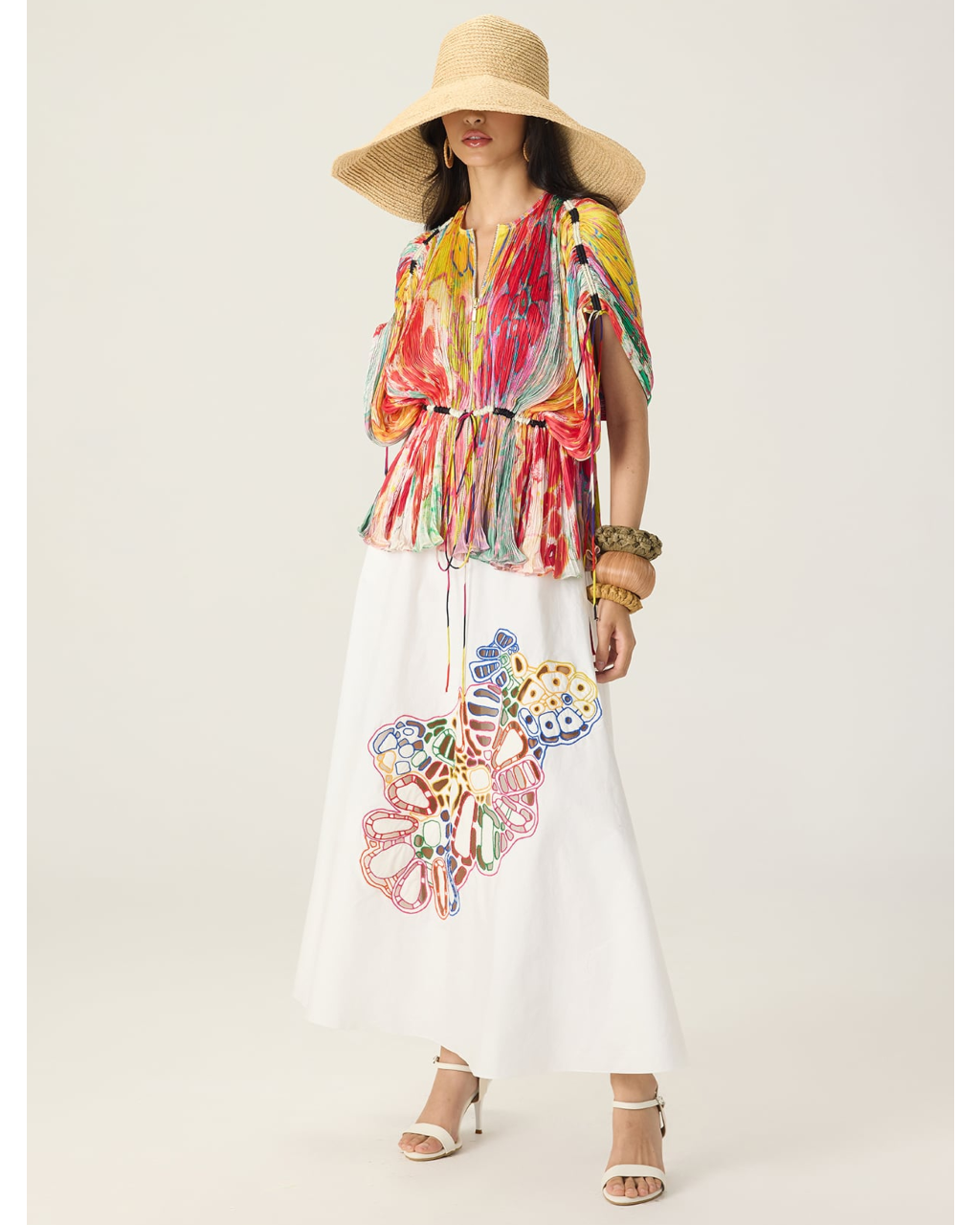Monica Blouse with Scottie skirt