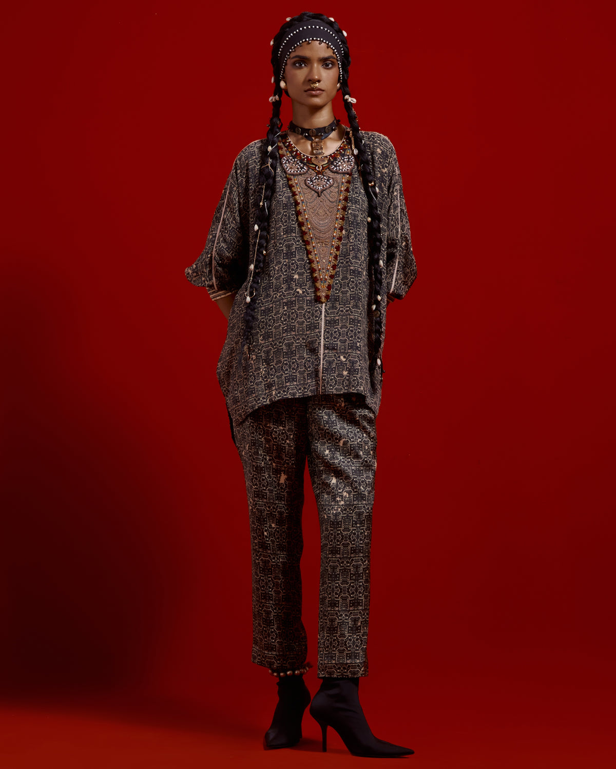 Kuru Trapeze Kurta Set