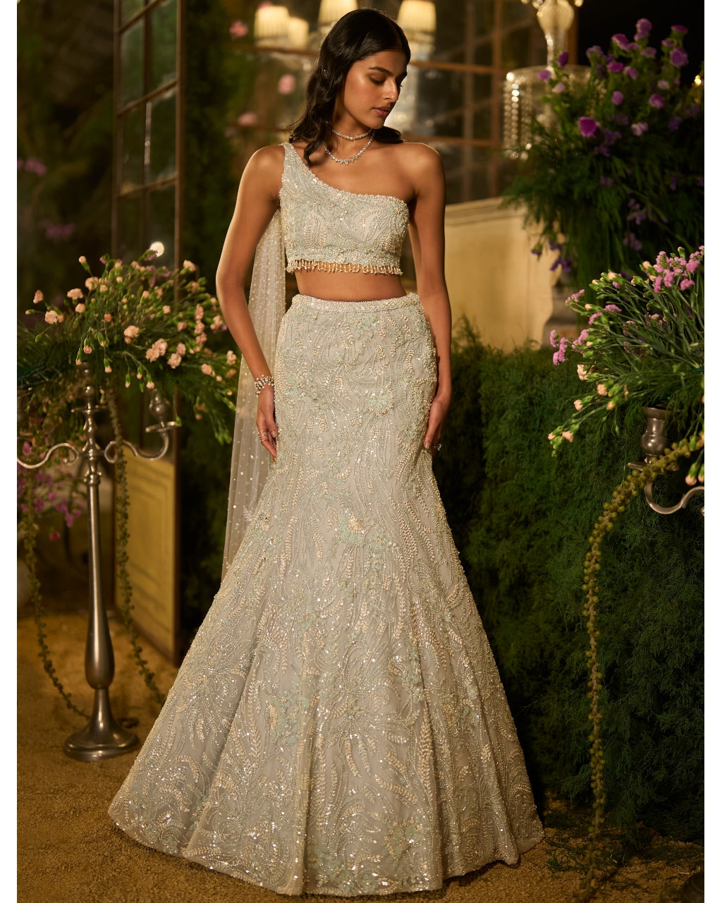 Periwinkle Blue Skirt Set