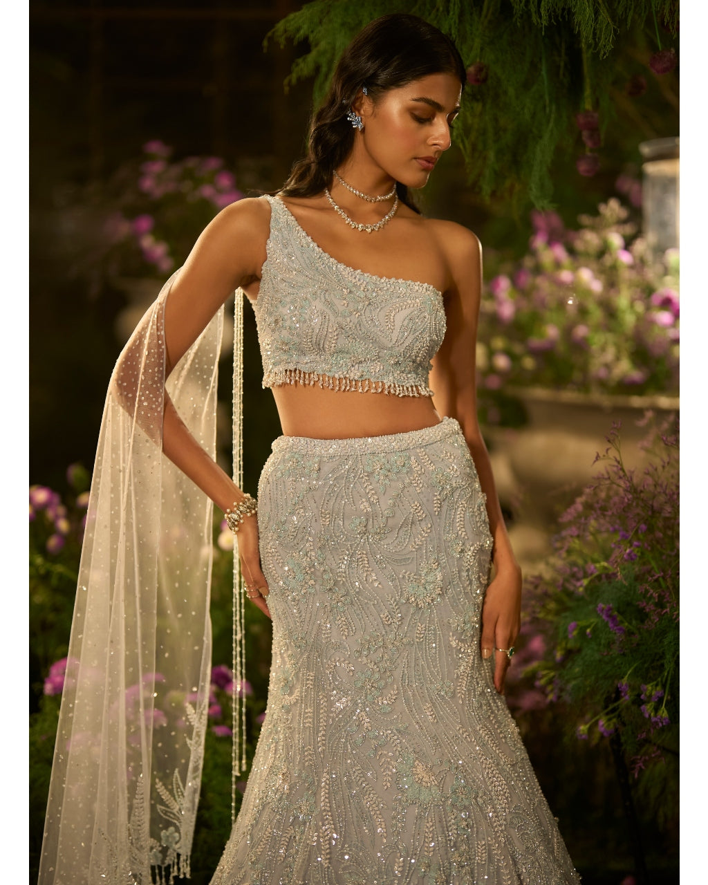 Periwinkle Blue Skirt Set
