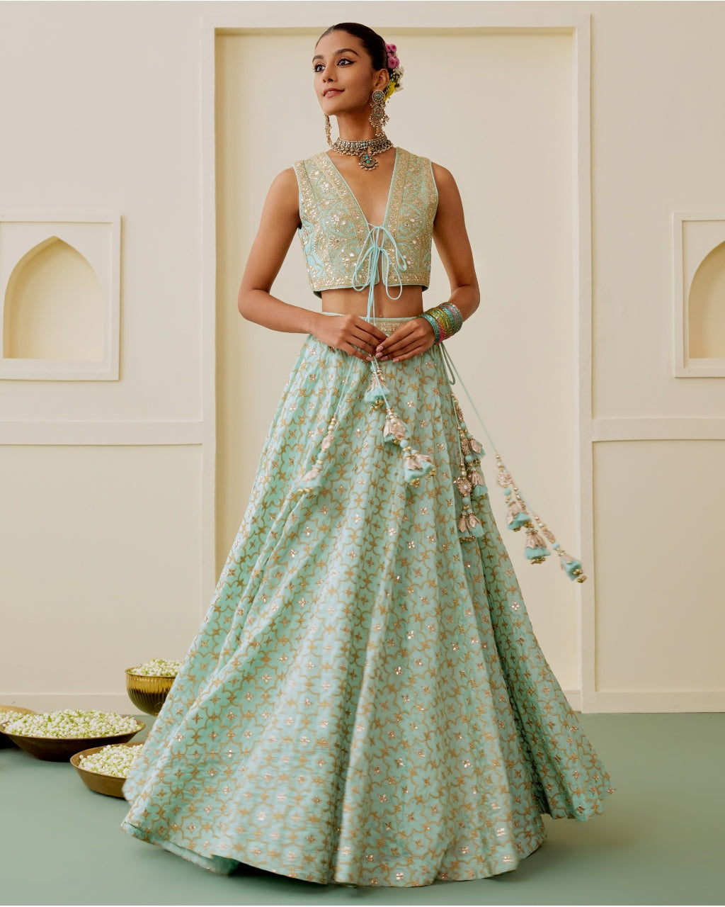 Nazm Lehenga Set