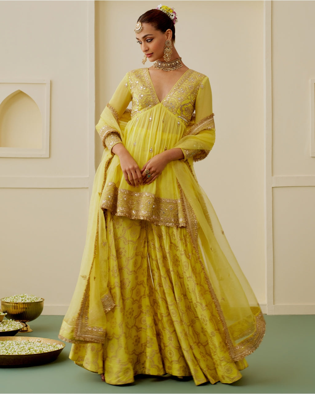 Rukhsaar Peplum Set