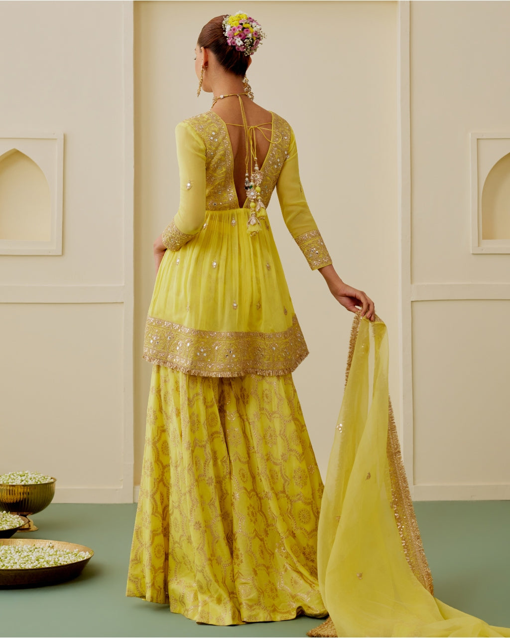 Rukhsaar Peplum Set