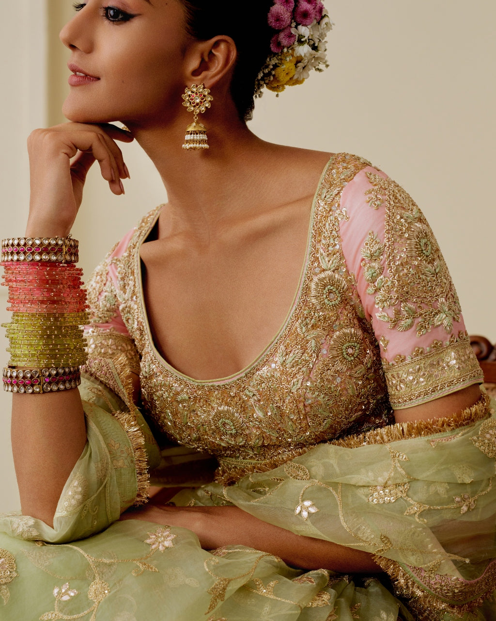 Raabta Sari Set