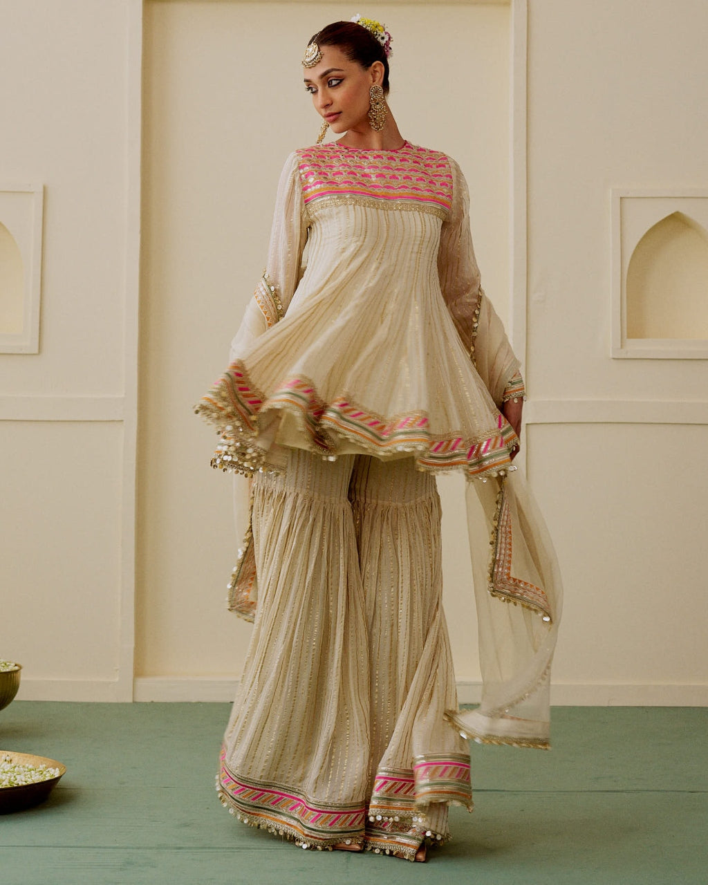 Malak Ag Sharara Set