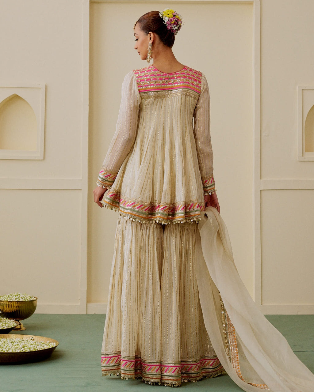 Malak Ag Sharara Set