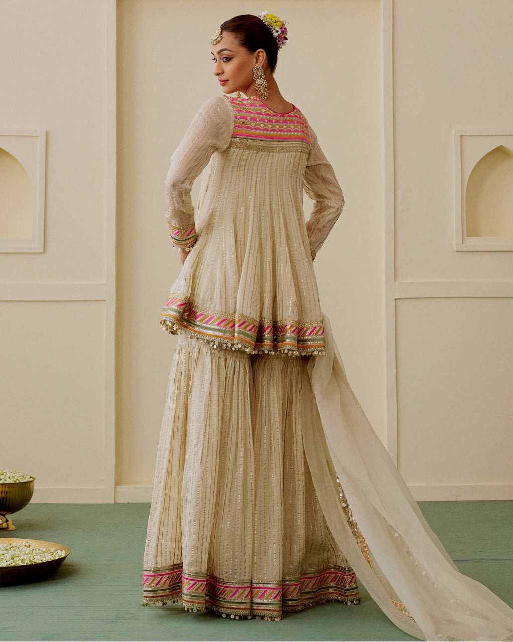Malak Ag Sharara Set