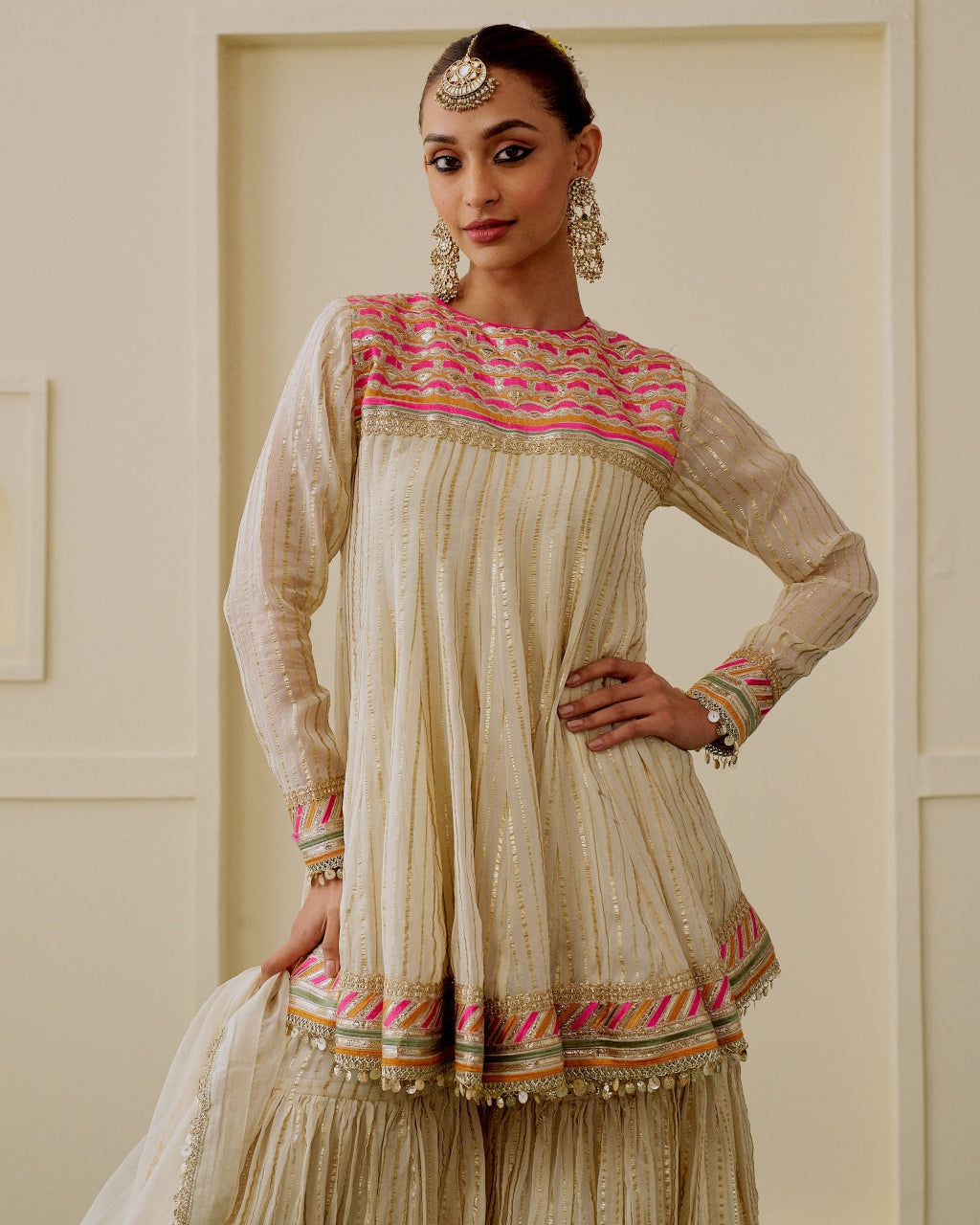 Malak Ag Sharara Set