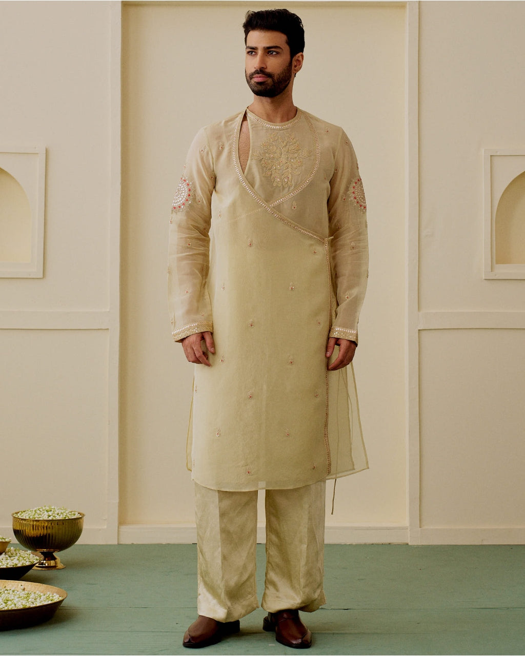 Archit Angrakha Kurta Set