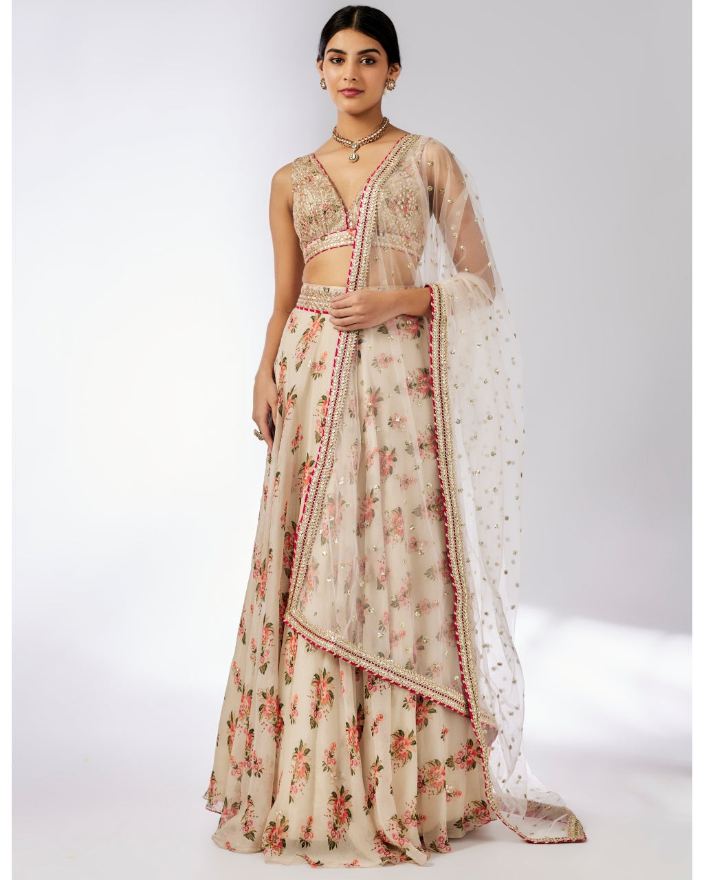 Ivory Esha Lehenga Set