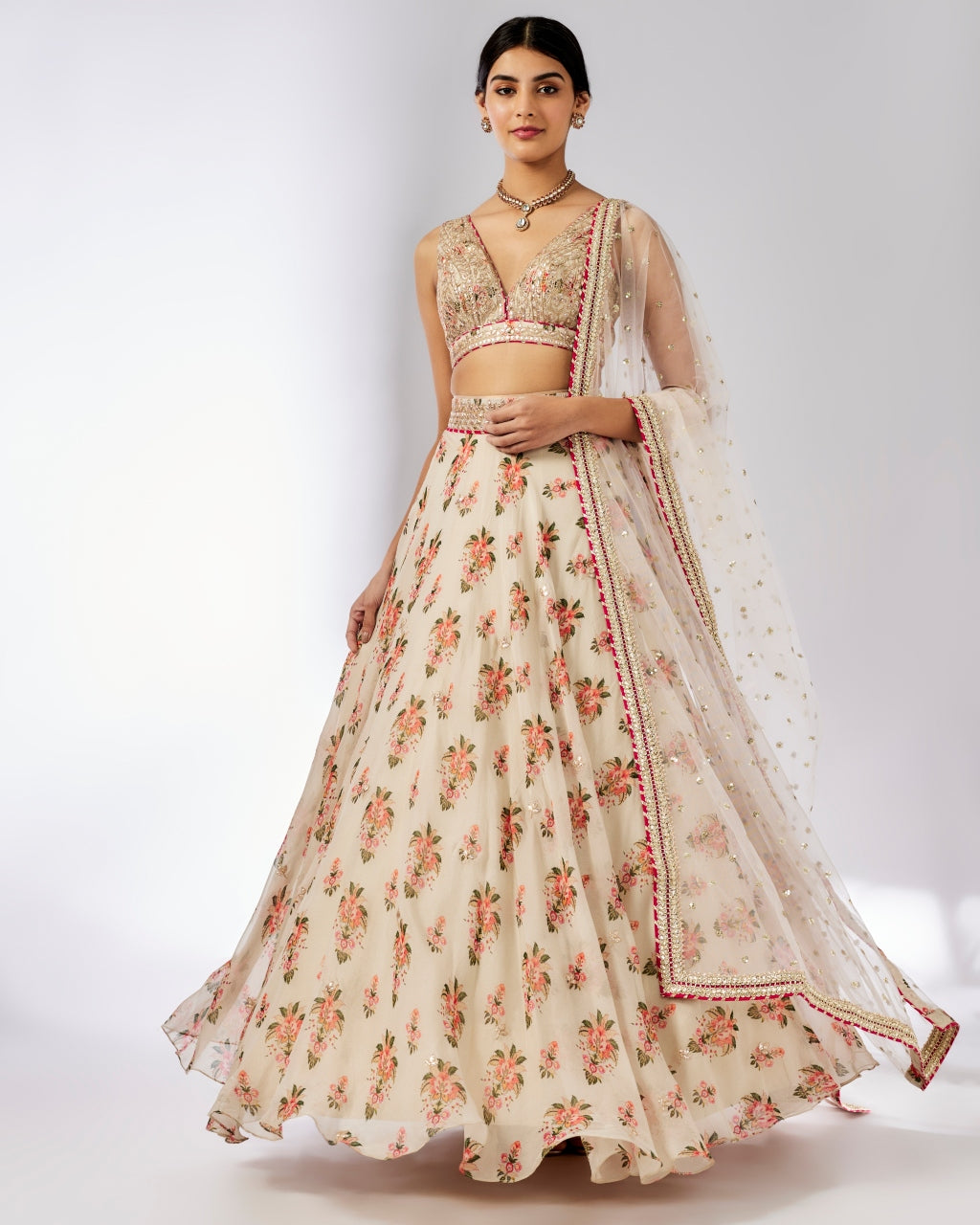 Ivory Esha Lehenga Set