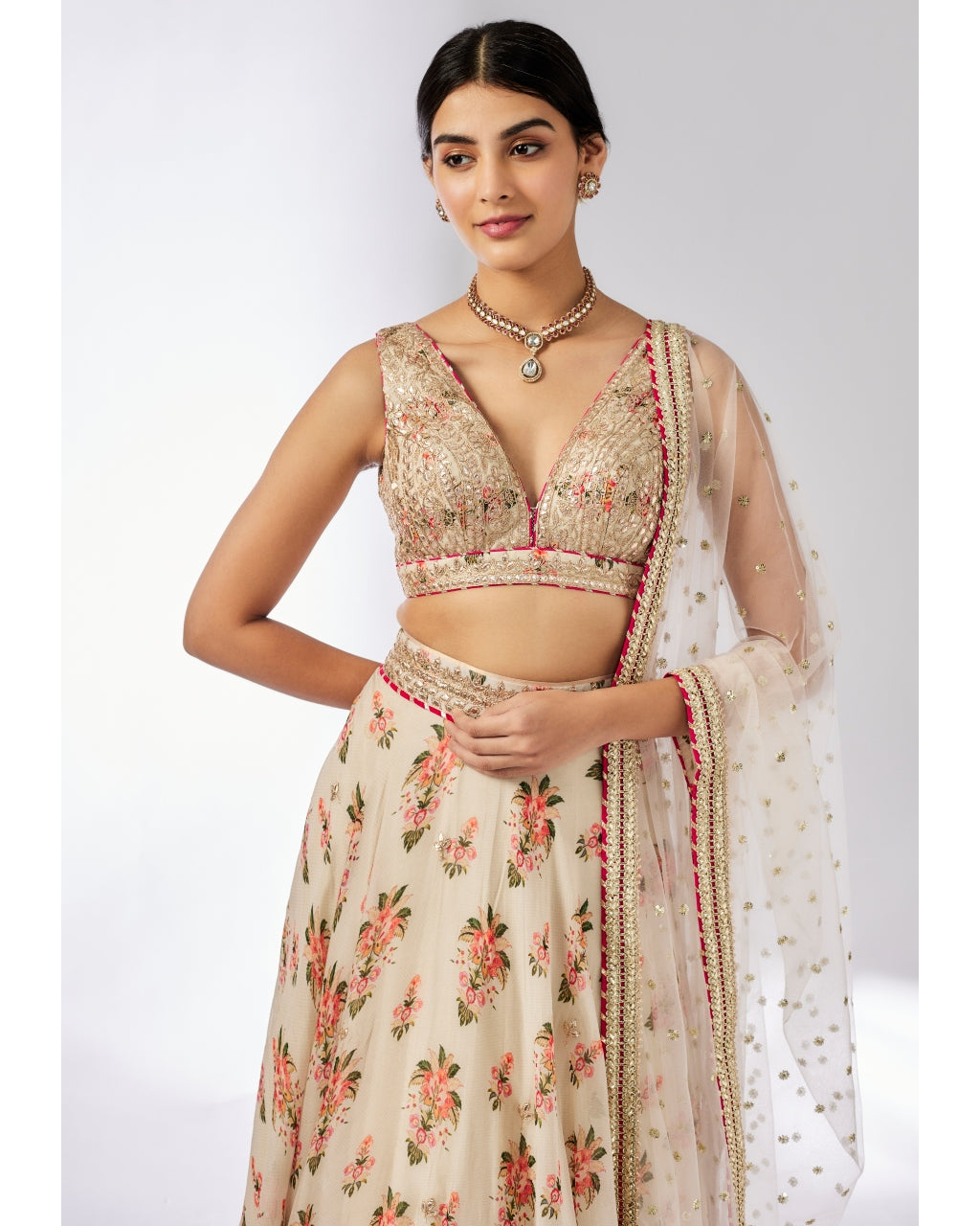 Ivory Esha Lehenga Set