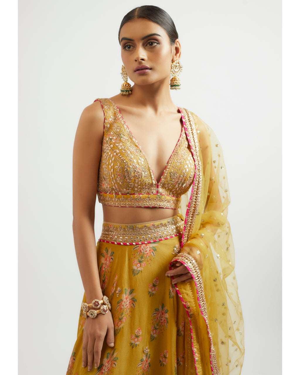 Mustard Esha Lehenga Set