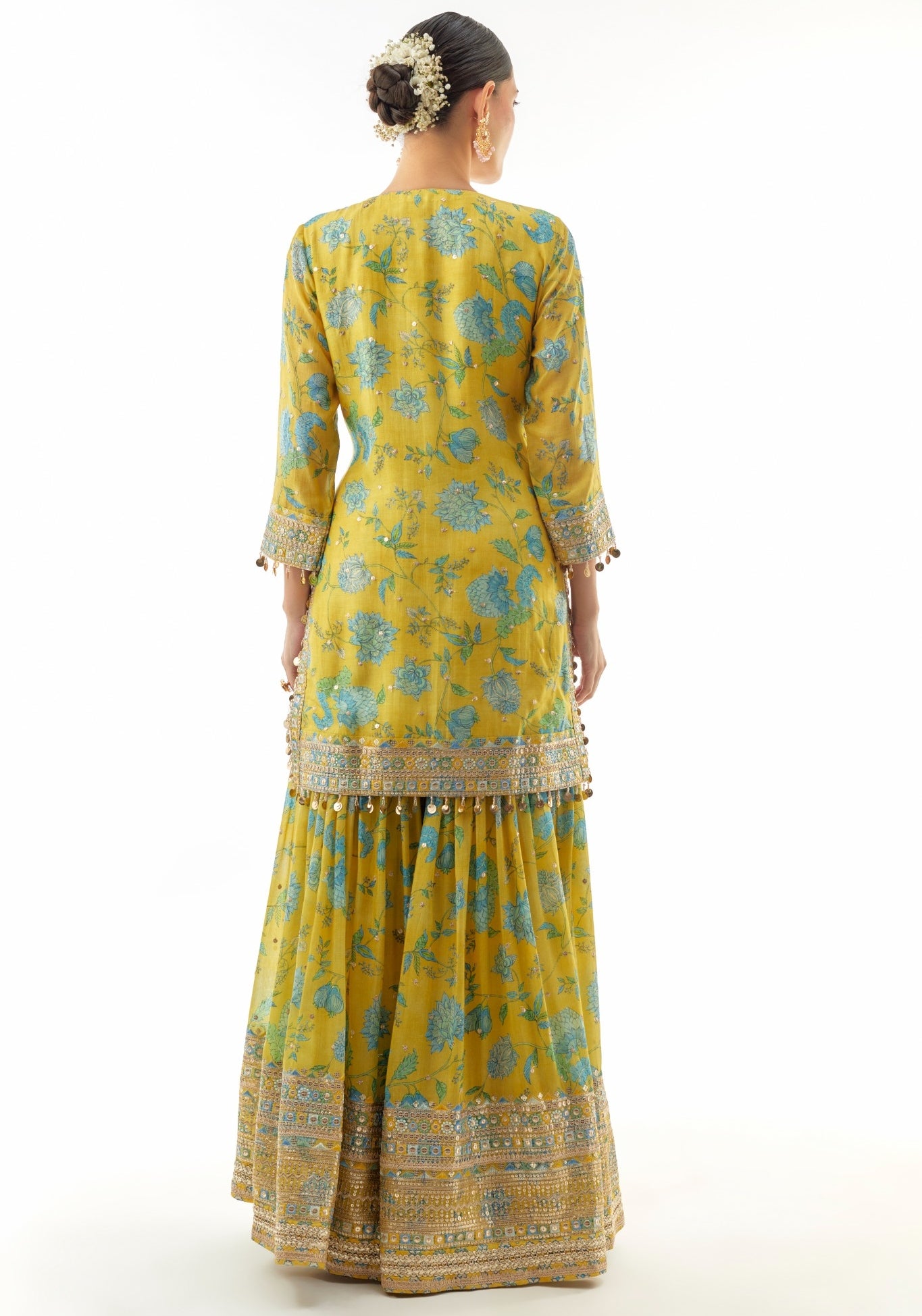 Yellow Niyati Sharara Set