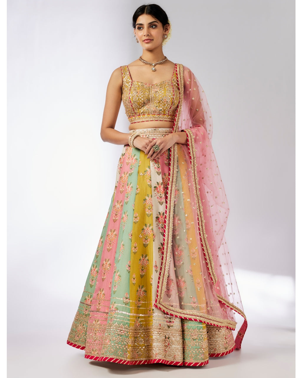 Multicolour Sayali Lehenga Set