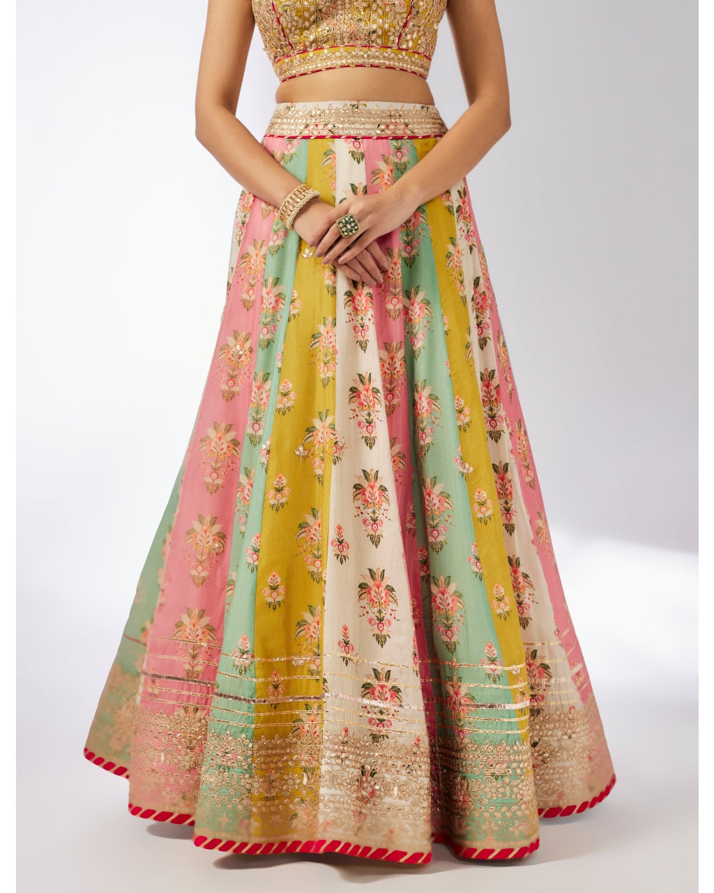 Multicolour Sayali Lehenga Set