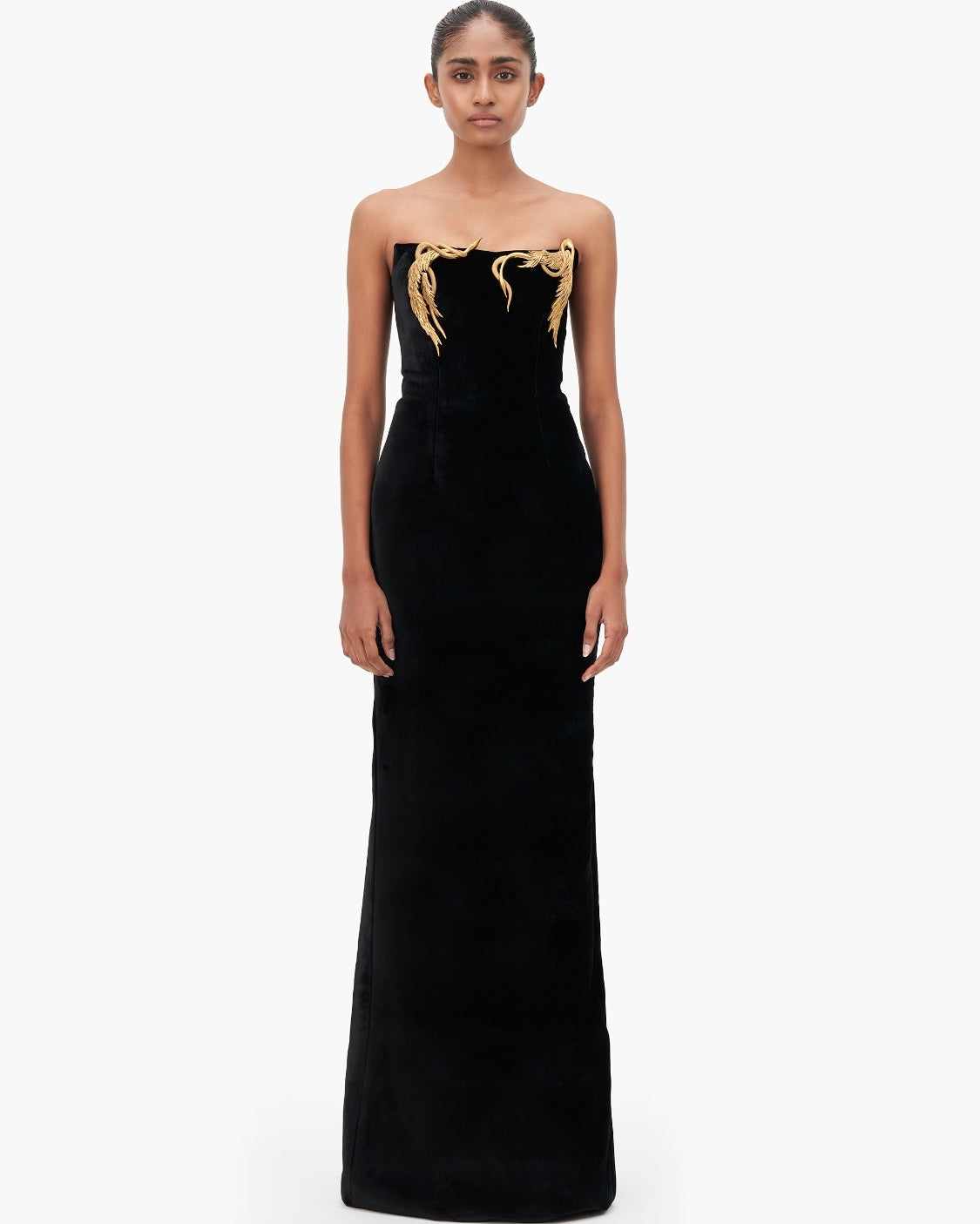 The Cast Metal Velvet Gown