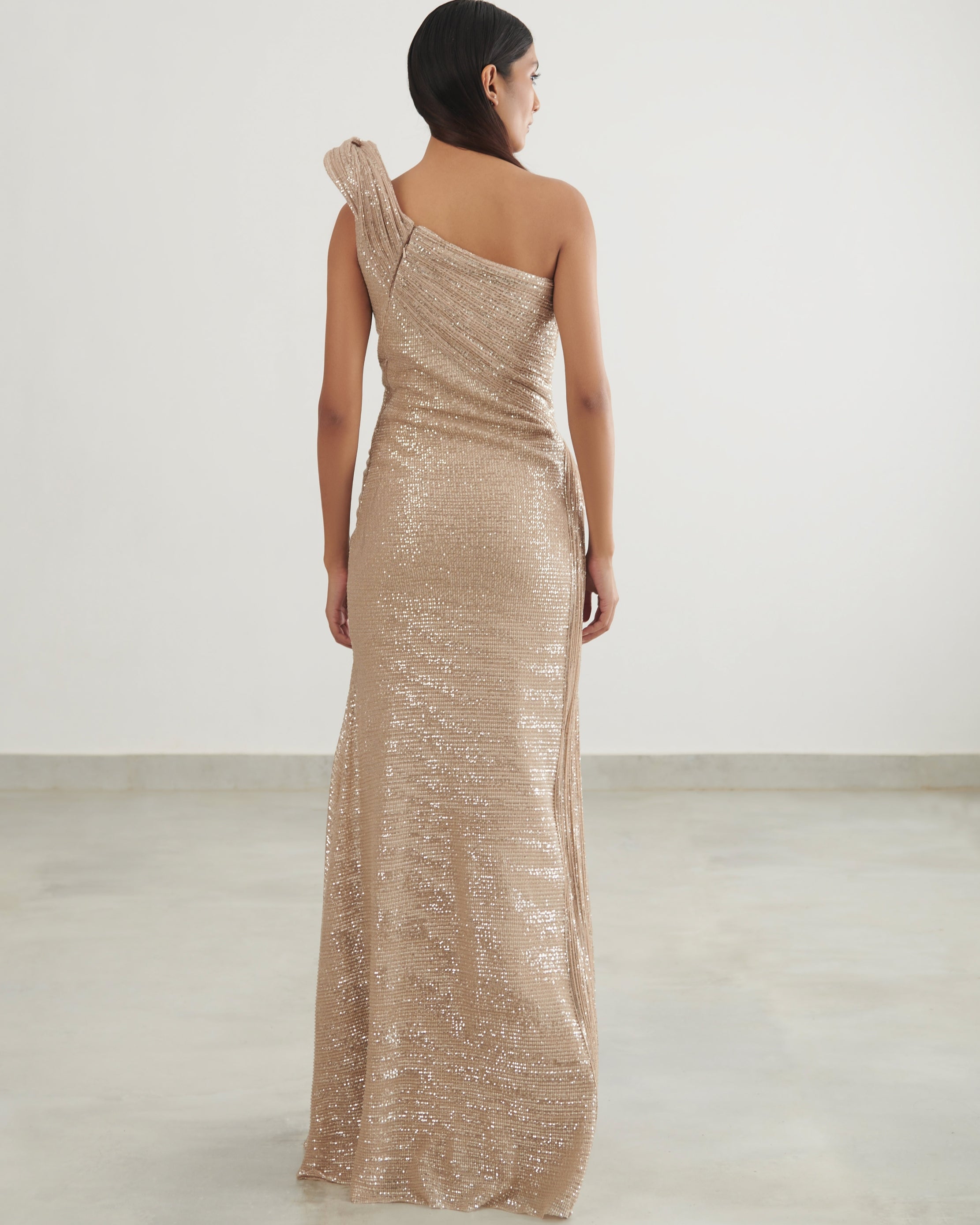 The Champagn Siren Sculpted Gown
