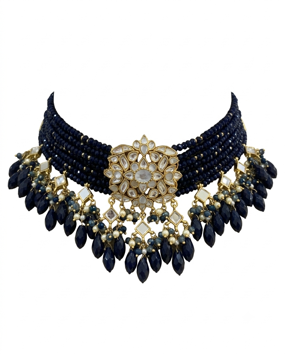 Neelam Essence Necklace Set