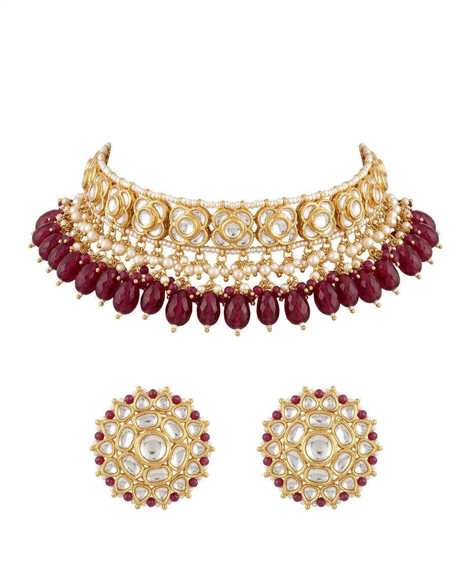 Celestia Mother Of Pearl Necklace Set