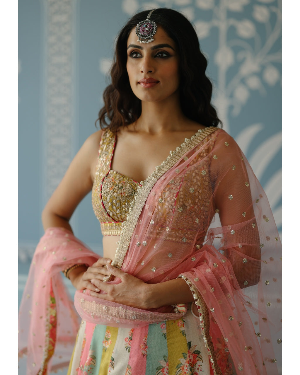 Multicolour Sayali Lehenga Set