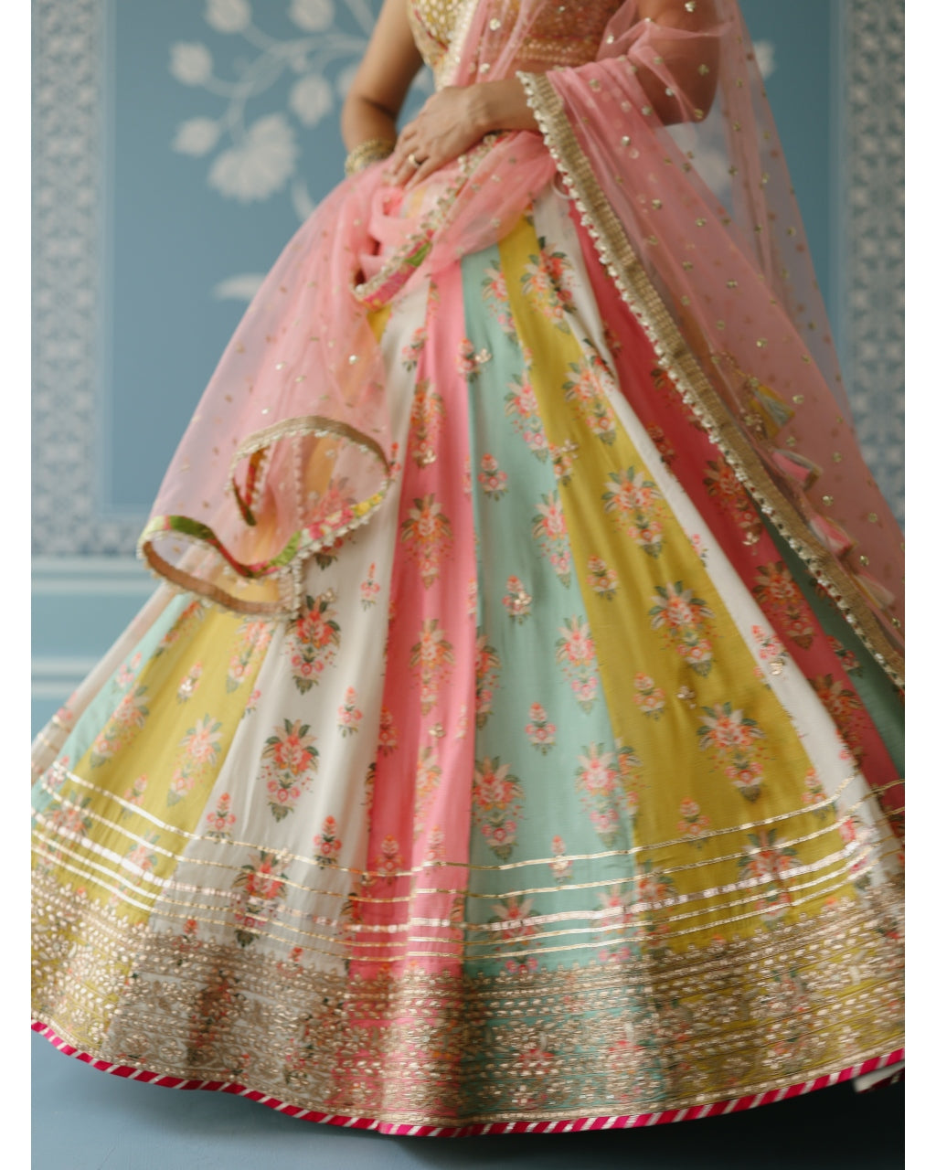 Multicolour Sayali Lehenga Set